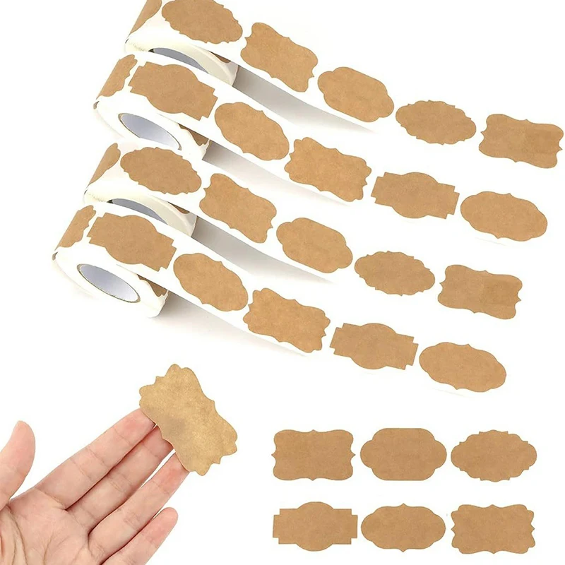 Food Storage Label - Self-adhesive Labels Spice Jars Stickers Kitchen