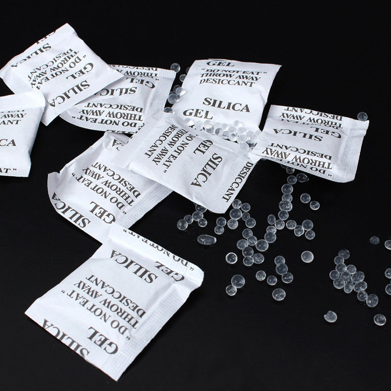 Food Storage Room - 50/100 Packs Non-Toxic Silica Gel Desiccant