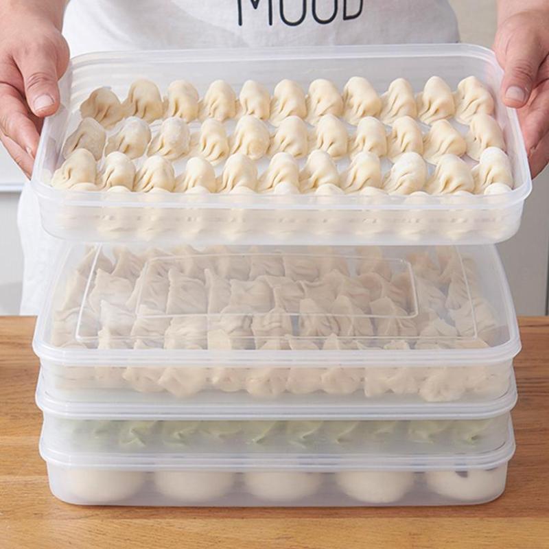 Food Storage Method - Transparent Kitchen Storage Box Refrigerator Organizer