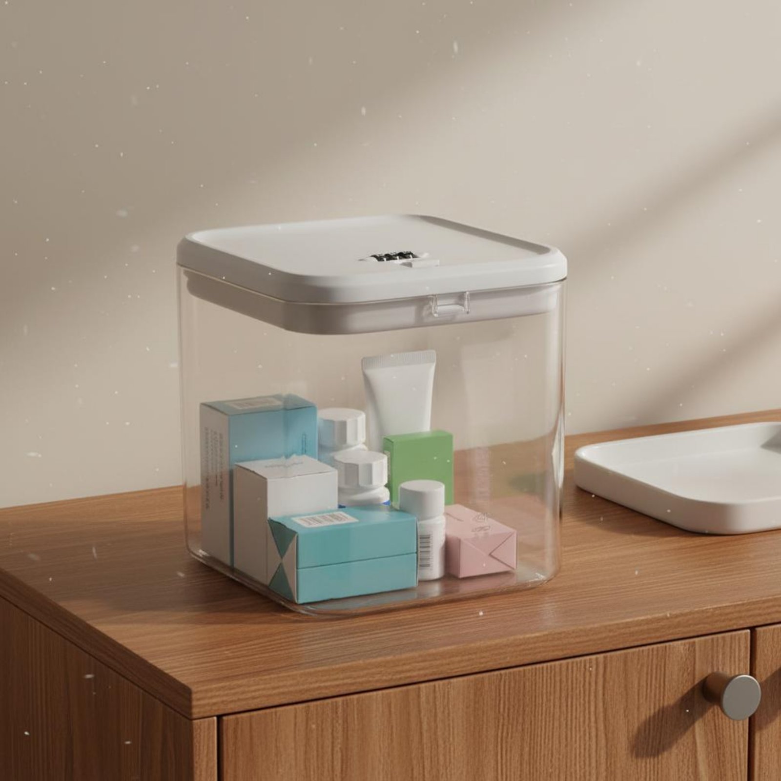 Food Storage Usa - Clear Lockable Box Versatile Lockable Storage