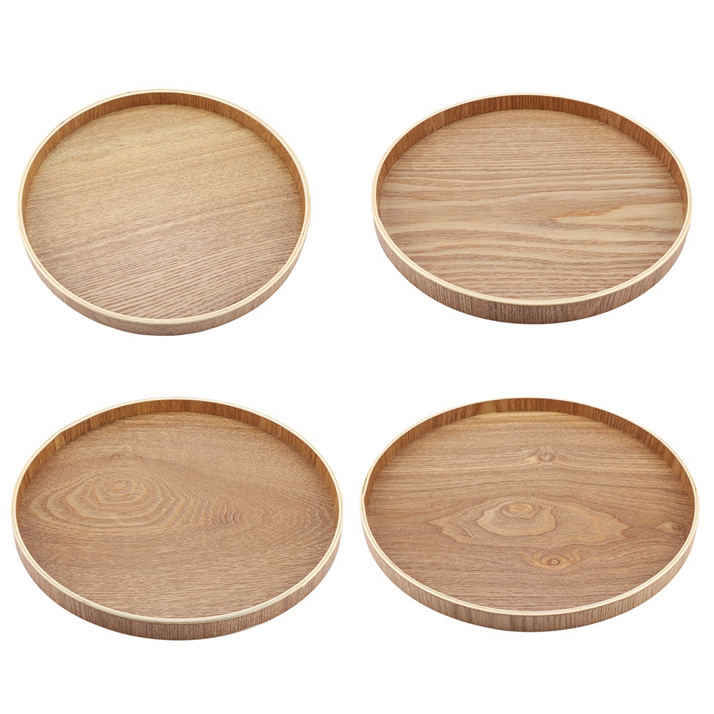 Food Storage Table - Wooden Serving Tray Tea Plate Fruits
