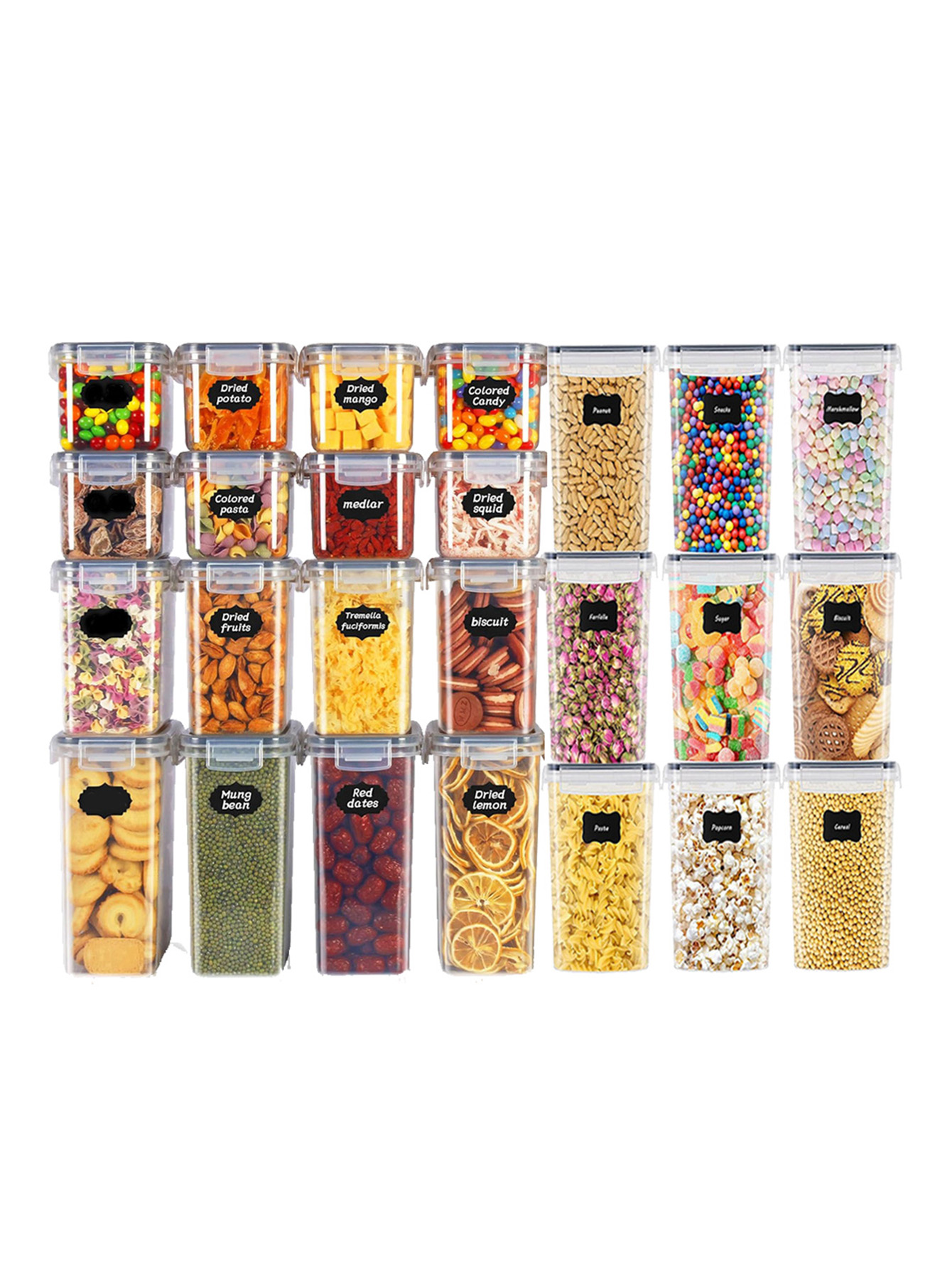 Food Storage Heat - 48pcs, Sealed Food Storage Containers with