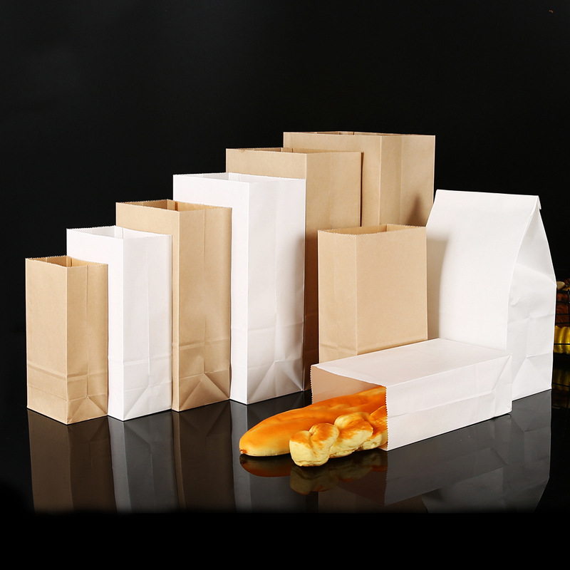 25/50pcs Brown Kraft Paper Bag - Food Storage Of Plants recension och pris