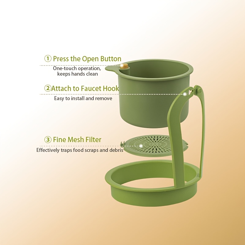 1pc Hanging Sink Draining Bask - Food Storage Of Plants recension och pris