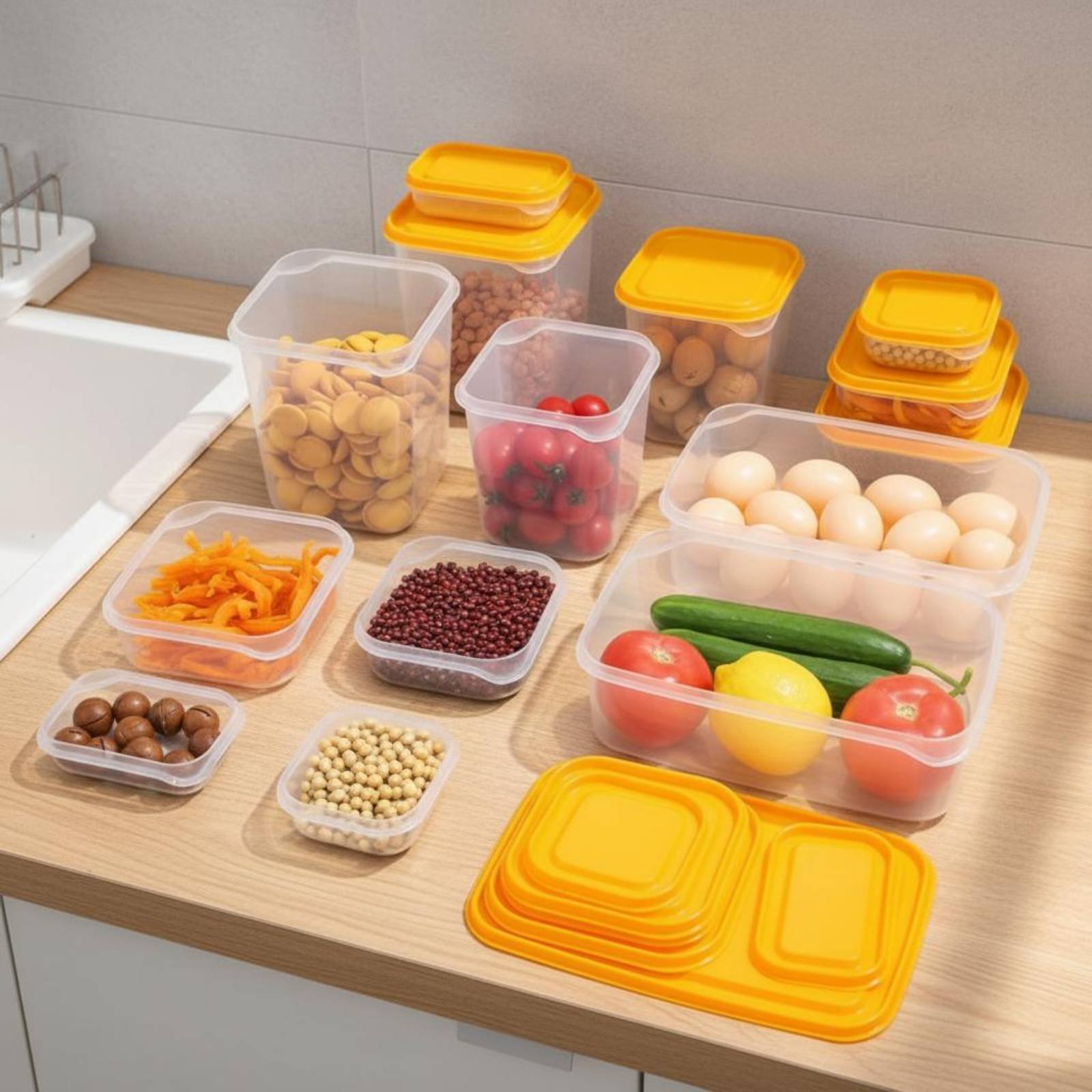 17 Pieces Fridge Storage Box S - Food Storage Boxes recension och pris