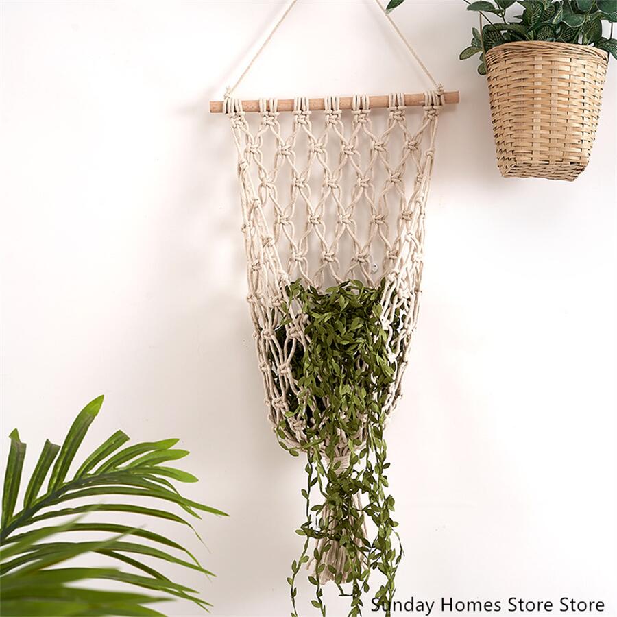 Macrame  Fruit  Storage Basket - Food Storage Of Plants recension och pris