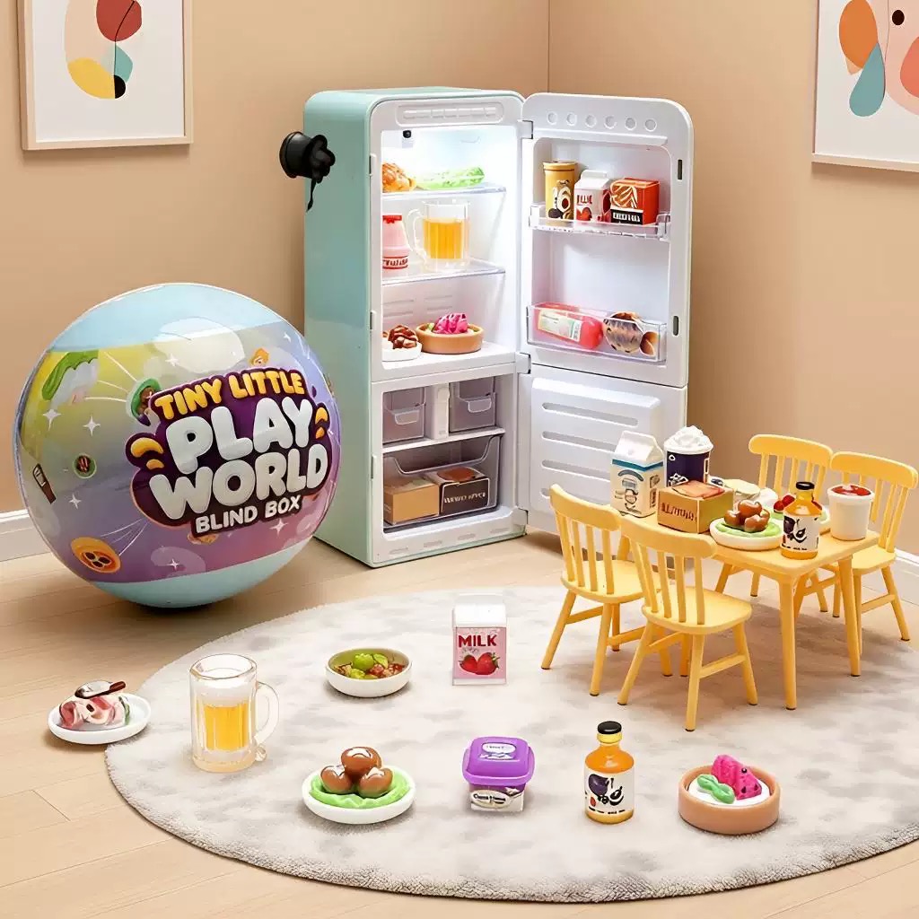 4-Color Mini Fridge Blind Box  - Food Storage Table recension och pris