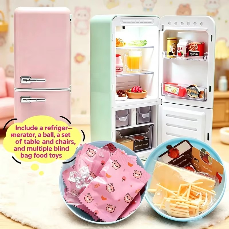 4-Color Mini Fridge Blind Box  - Food Storage Table recension och pris