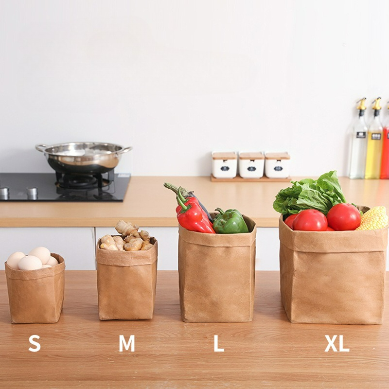 Kraft Paper Bag Washable Paper - Food Storage Of Plants recension och pris
