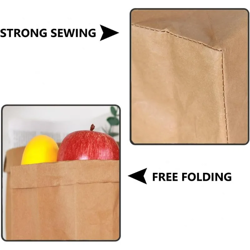 Kraft Paper Bag Washable Paper - Food Storage Of Plants recension och pris