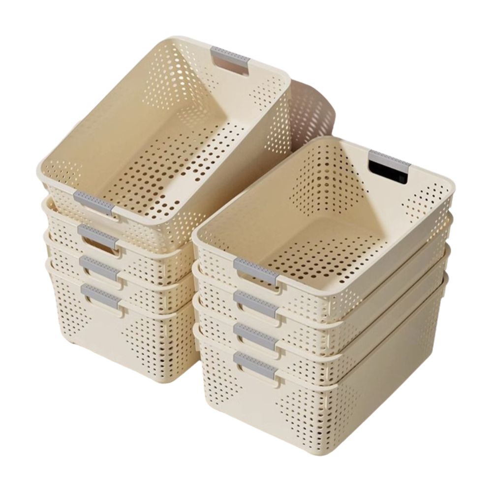 Durable Plastic Storage Basket - Food Storage Without Plastic recension och pris