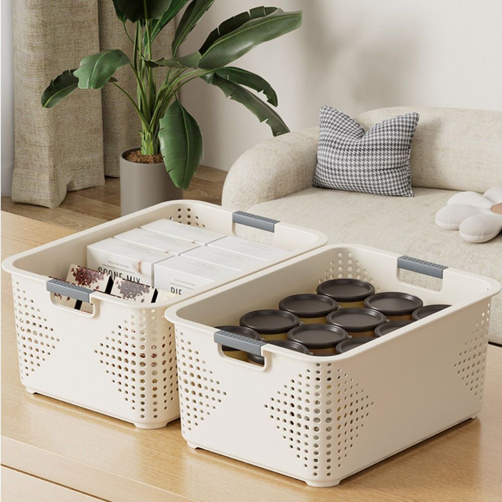 Durable Plastic Storage Basket - Food Storage Without Plastic recension och pris