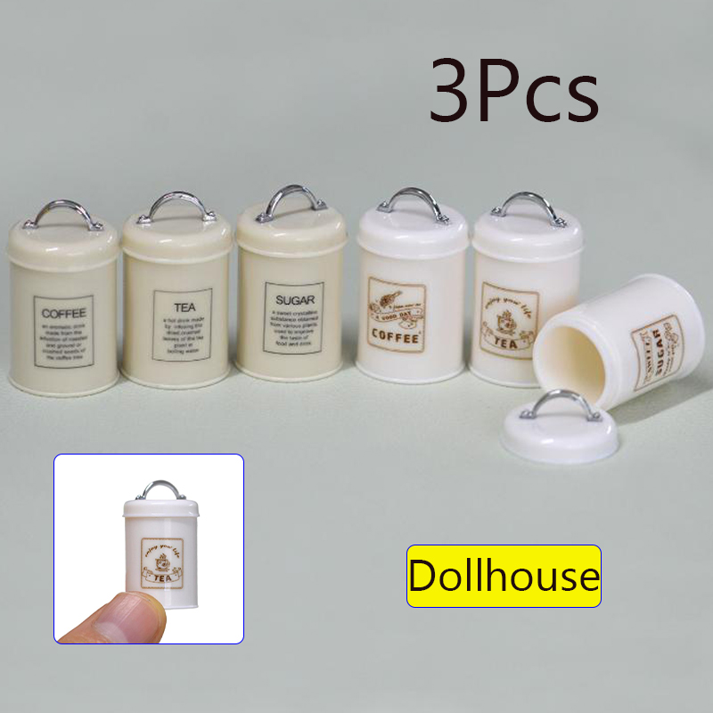 3Pcs Miniature Dollhouse Mini  - Food Storage Usa recension och pris