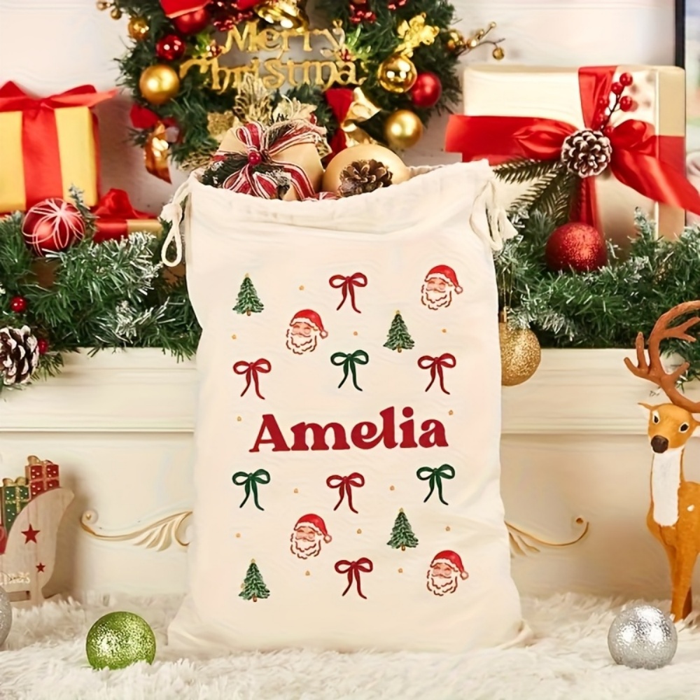 Personalised Simple Santa & Ch - Food Storage Of Plants recension och pris