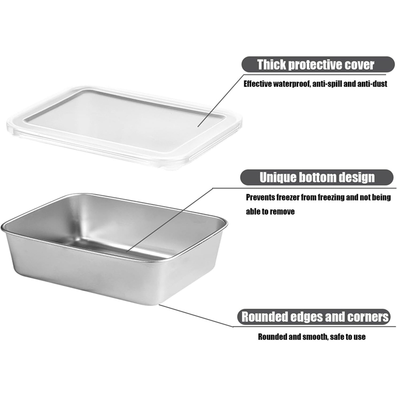 Stainless Steel Containers for - Food Storage Boxes recension och pris