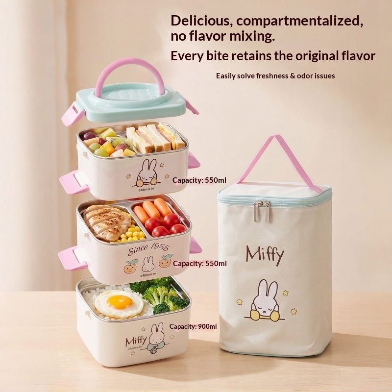 Miffy Insulated Portable Bento - Food Storage Room recension och pris