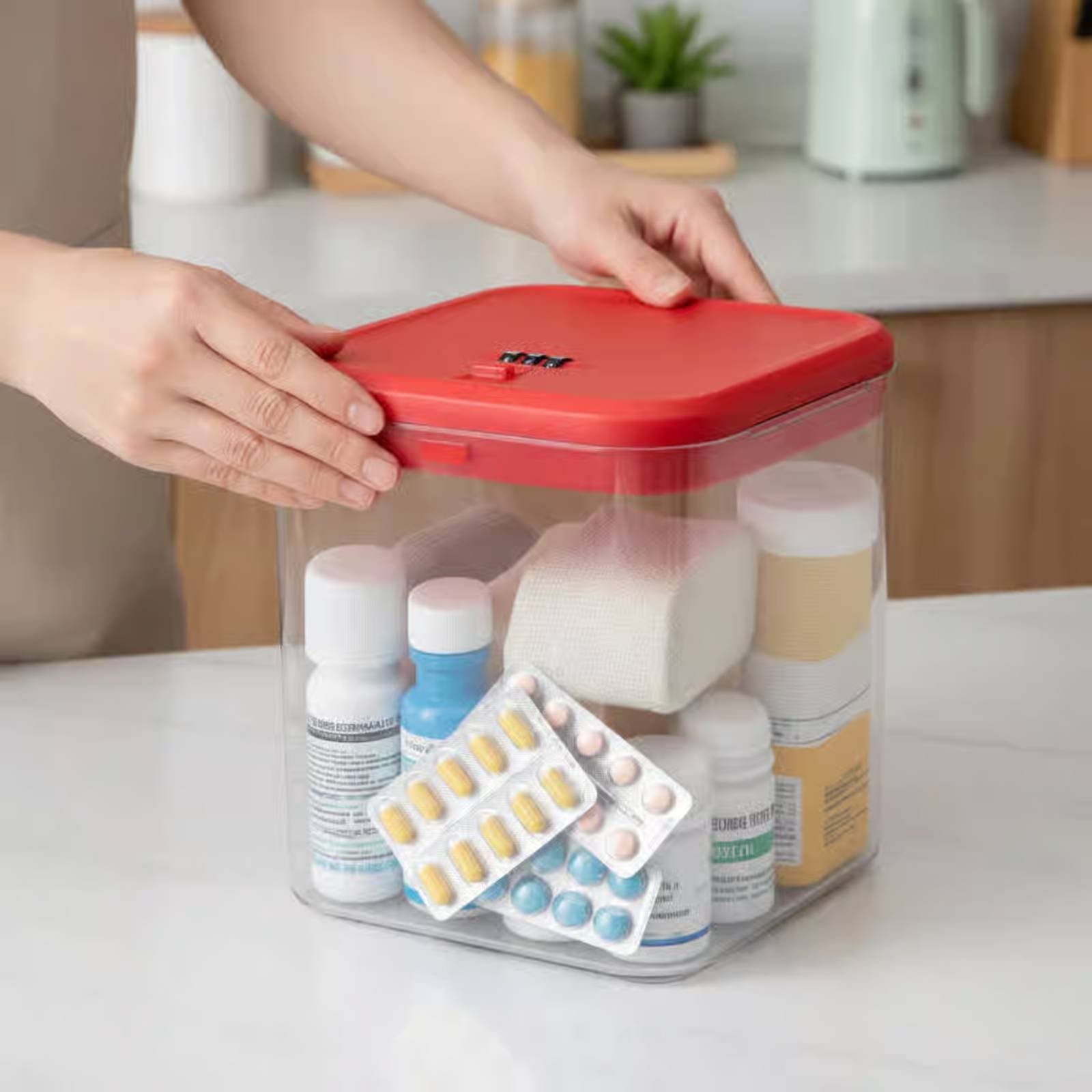 Clear Lockable Box Versatile L - Food Storage Usa recension och pris