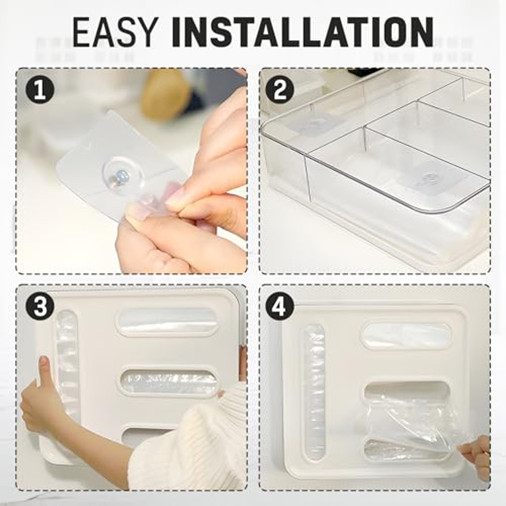 Plastic 4 in 1 Food Bag Storag - Food Storage 4 Quart recension och pris