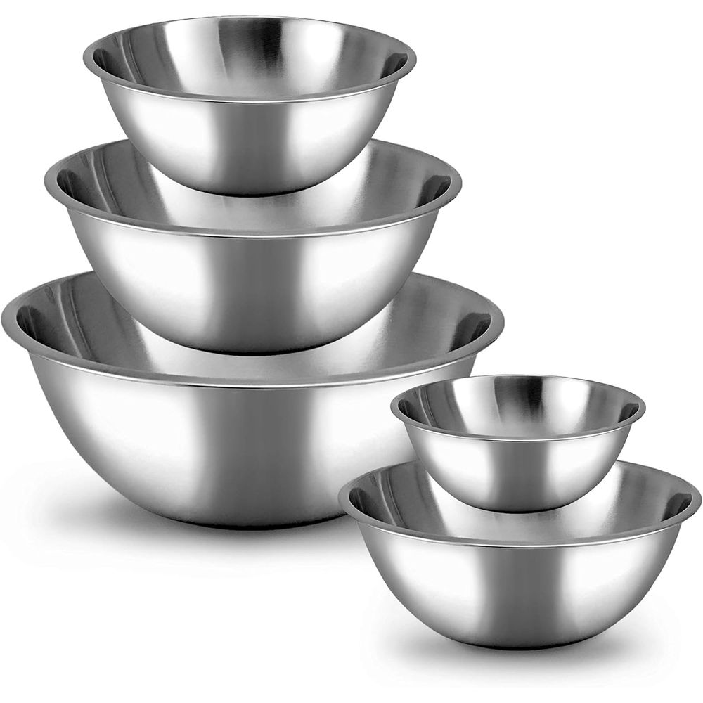 5-Piece Mixing Bowls Set, Meal - Food Storage 4 Quart recension och pris