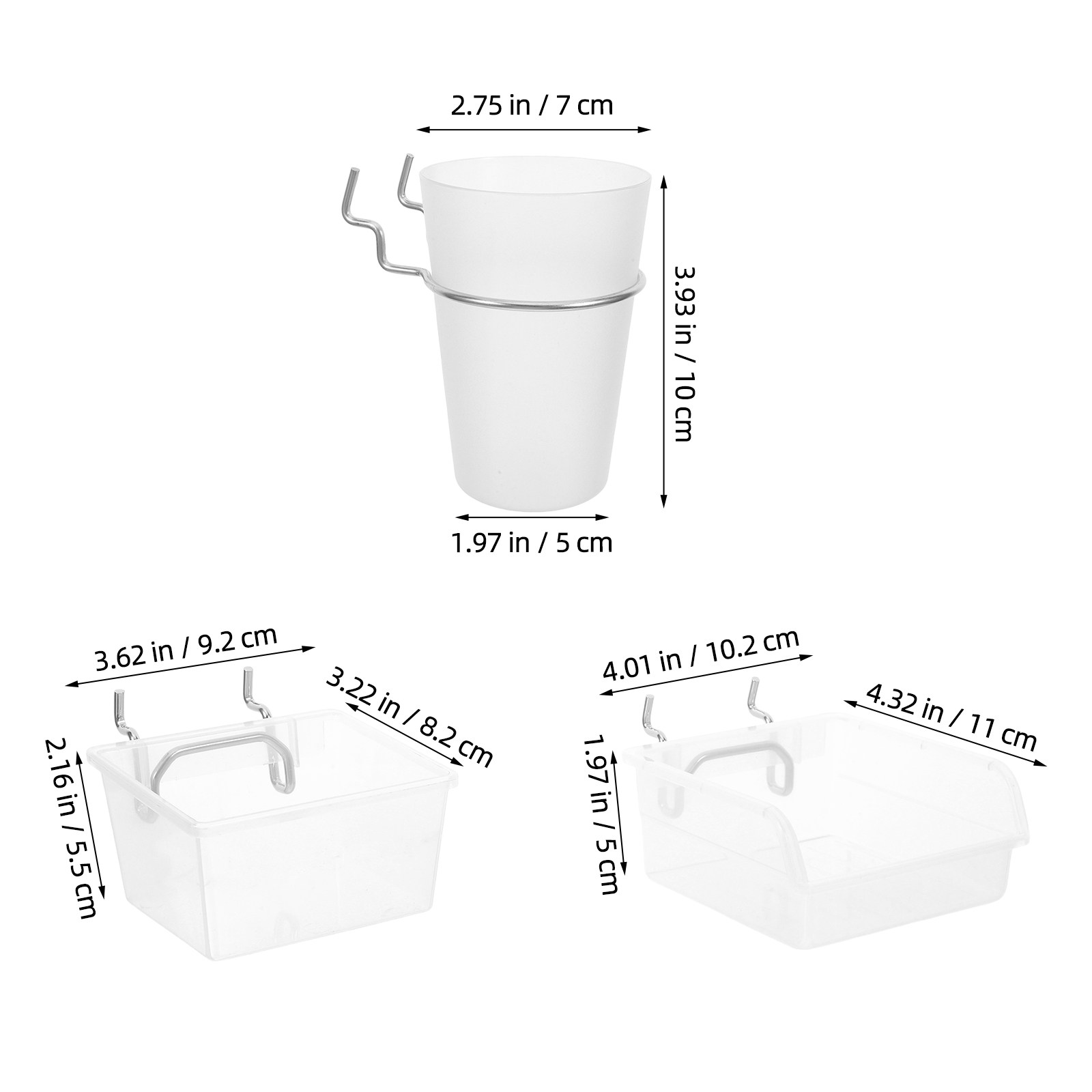 20Pcs Pegboard Storage Bin Org - Food Storage Room recension och pris