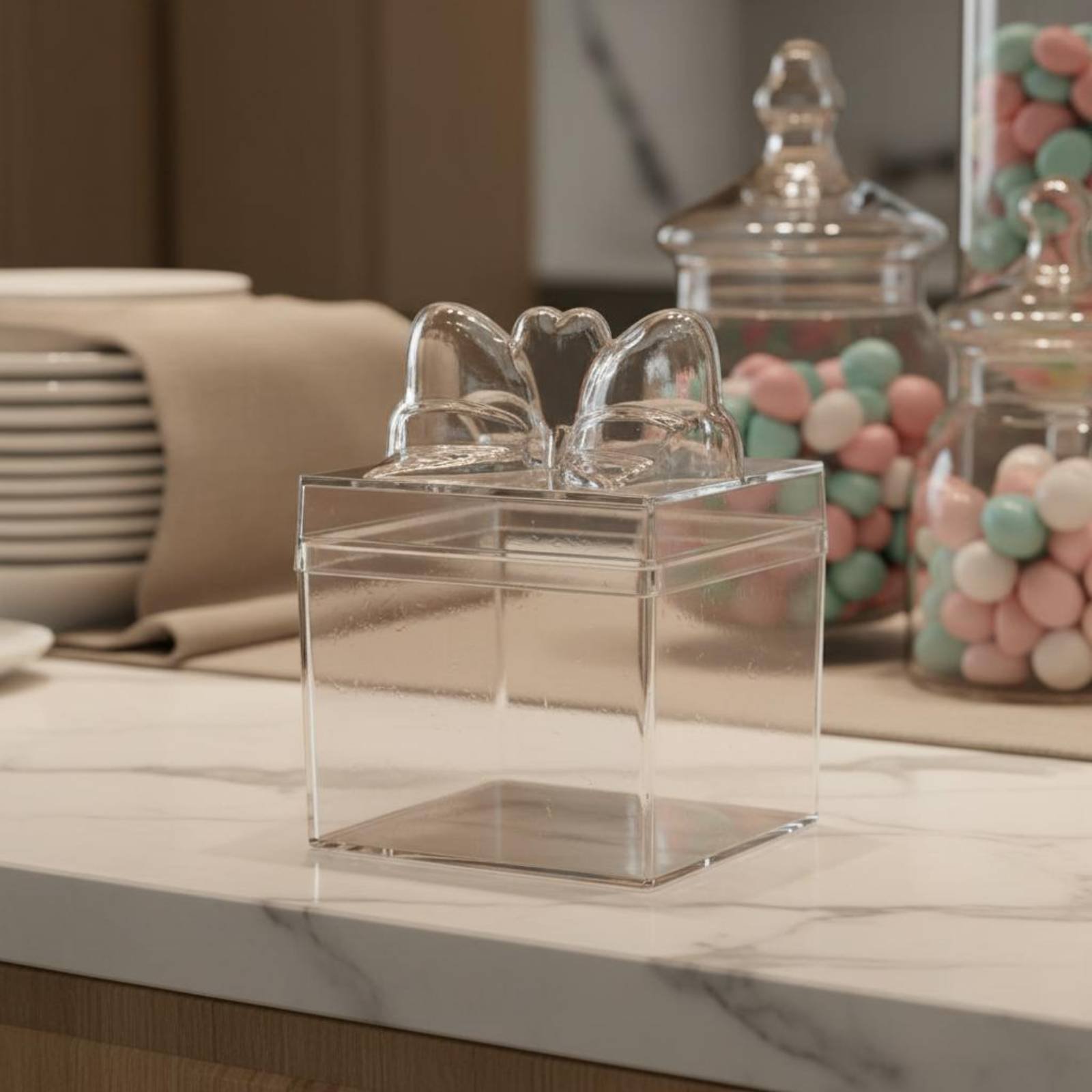 Clear Plastic Candy Box with R - Food Storage Boxes recension och pris