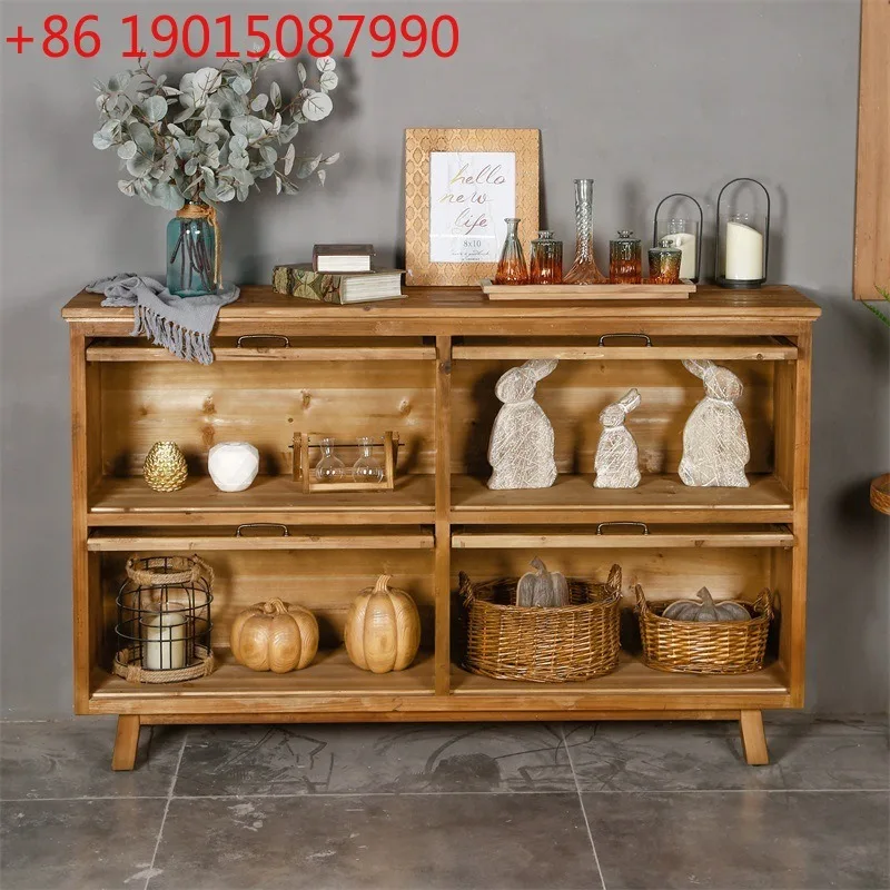 Solid wood double-layer and th - Food Storage Locker recension och pris