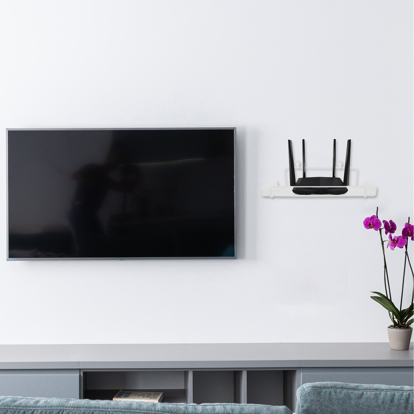 No-Drilling Wall Mount Router  - Food Storage Boxes recension och pris