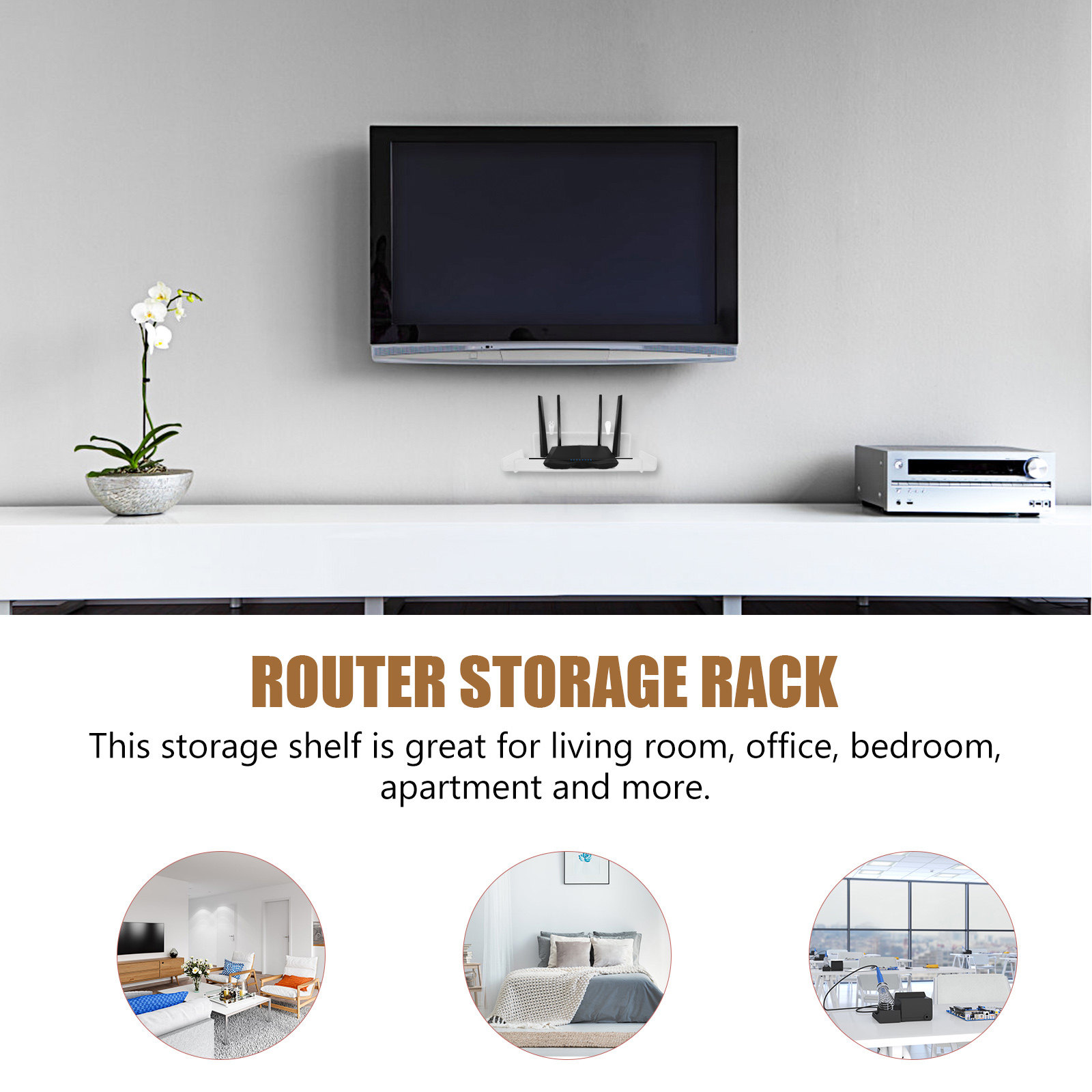 No-Drilling Wall Mount Router  - Food Storage Boxes recension och pris