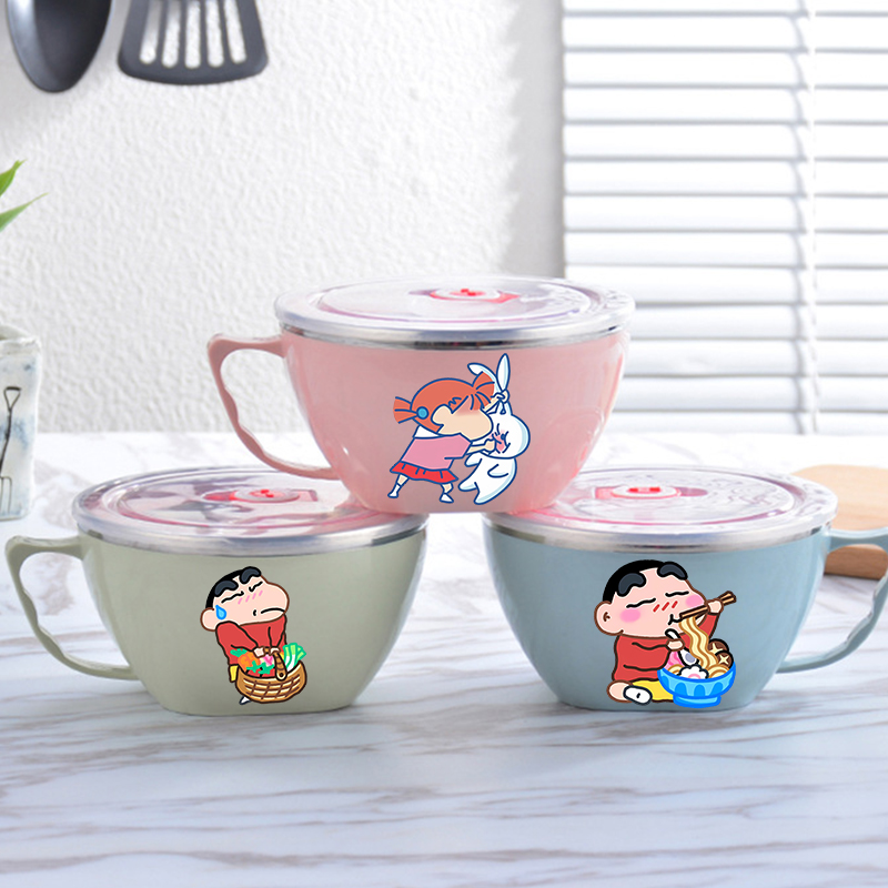 Crayon Shin-chan Noodle Bowl L - Food Storage Room recension och pris