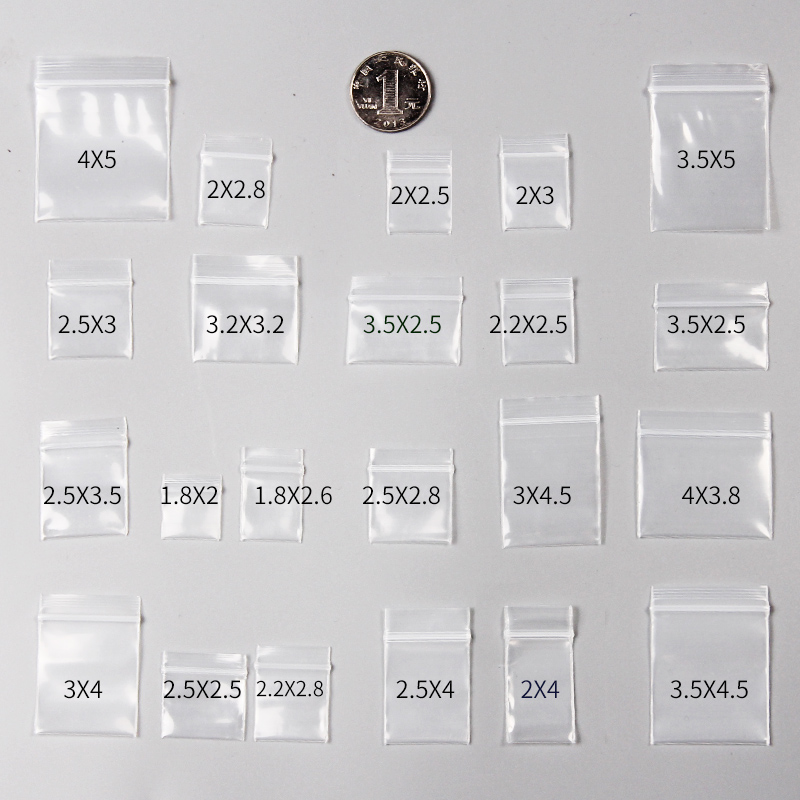 100pcs Mini Zip Lock Bags Plas - Food Storage Locker recension och pris