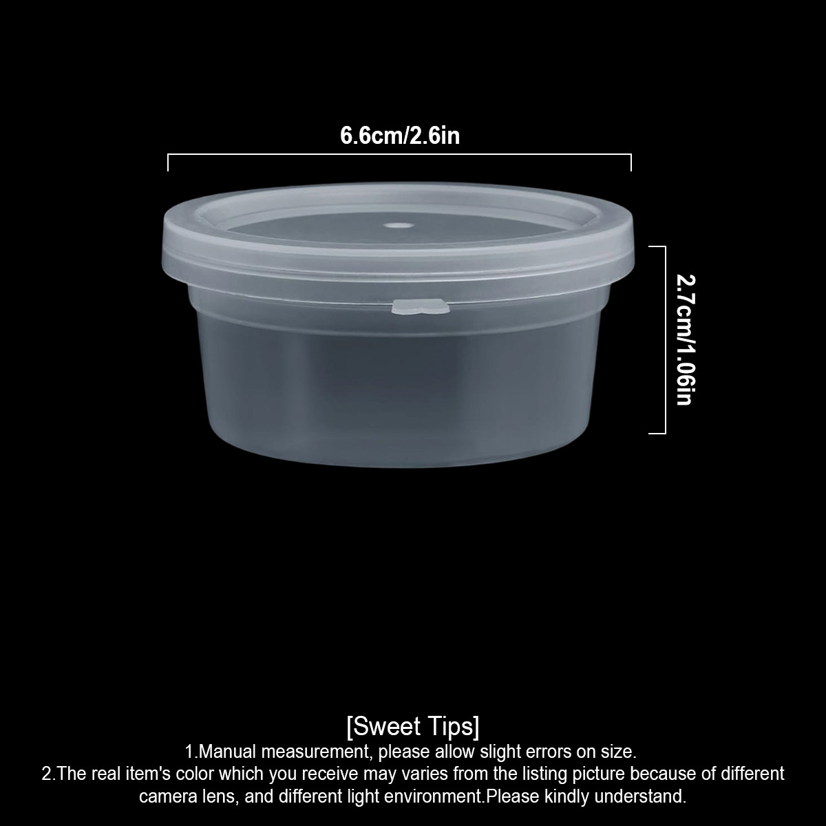 10/20/30 Pack Small Slime Cont - Food Storage Heat recension och pris