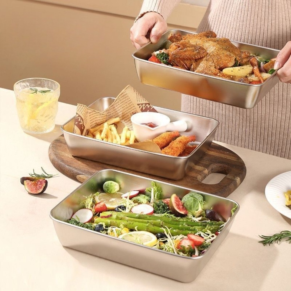 Food Grade Stainless Steel Ser - Food Storage Stainless Steel Containers recension och pris