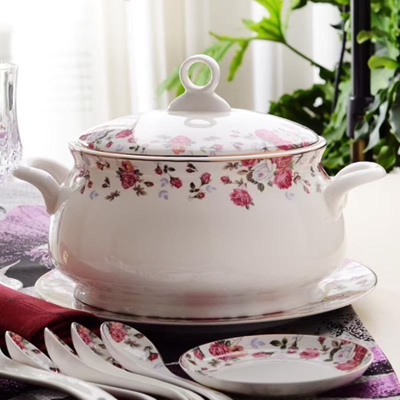 9 Inch, Bone China Tureen for  - Food Storage Of Plants recension och pris