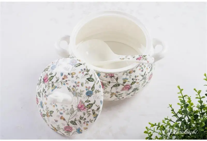 9 Inch, Bone China Tureen for  - Food Storage Of Plants recension och pris