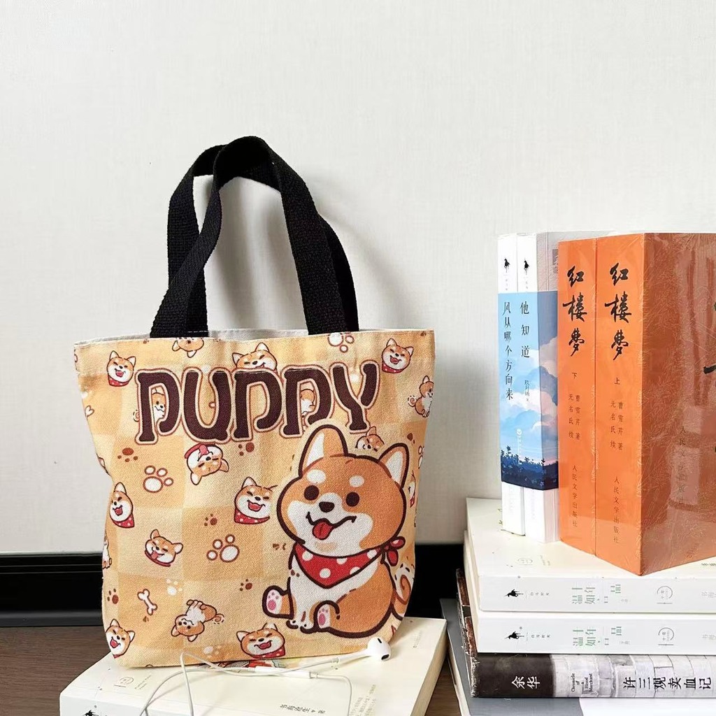 Cartoon Animal Canvas Lunch Ba - Food Storage Bags Reusable recension och pris