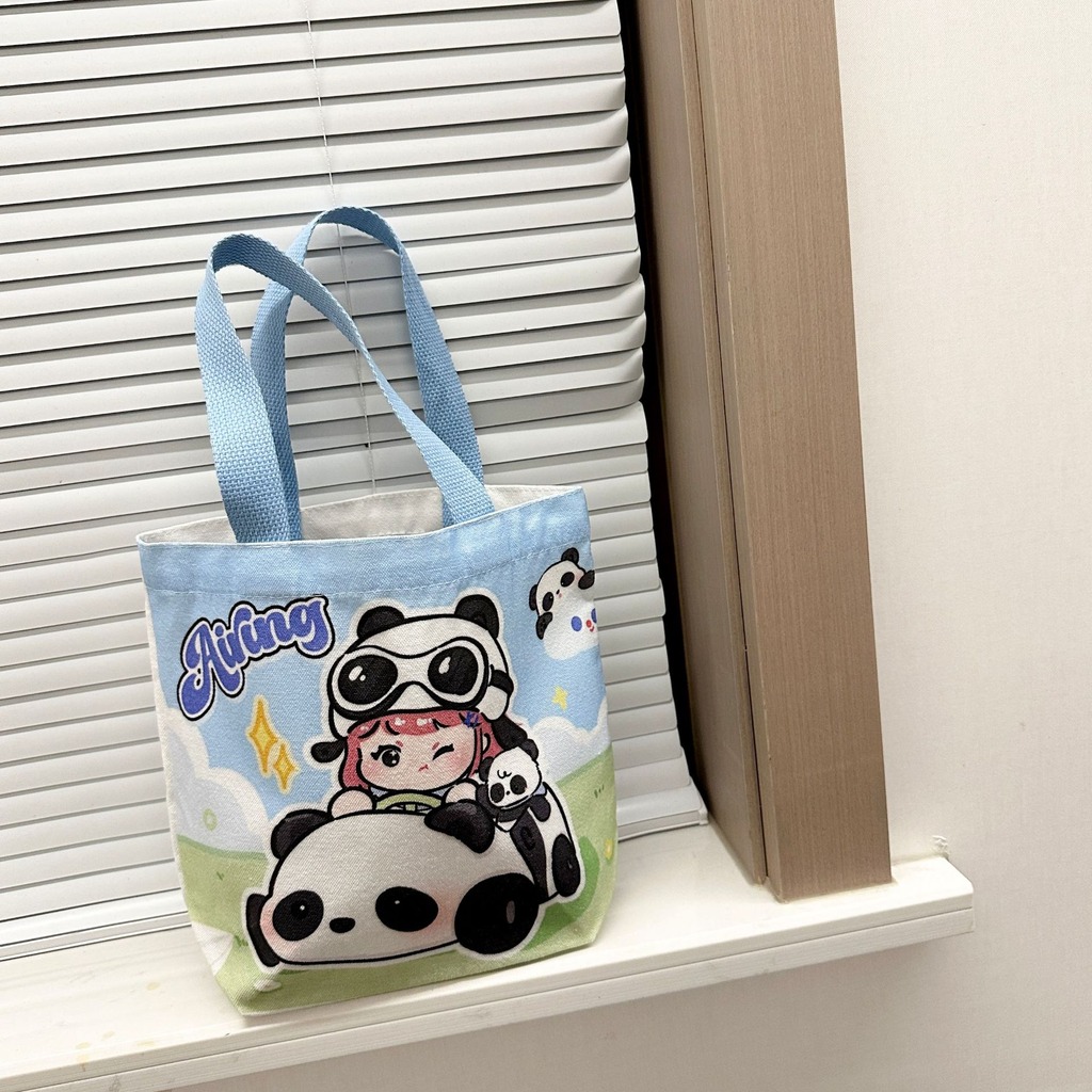 Cartoon Animal Canvas Lunch Ba - Food Storage Bags Reusable recension och pris