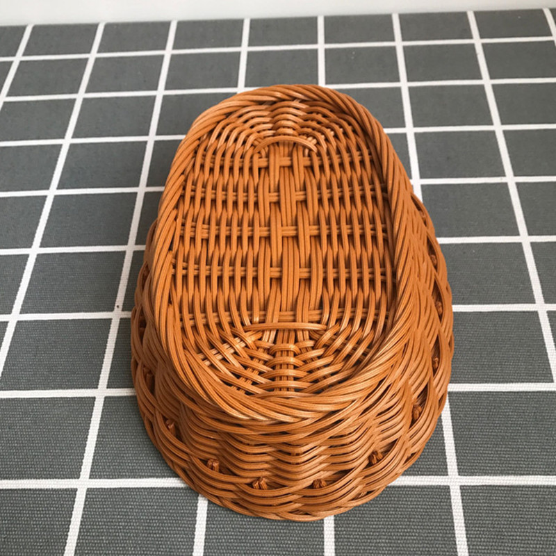 Oval Rattan Woven Storage Bask - Food Storage Of Plants recension och pris