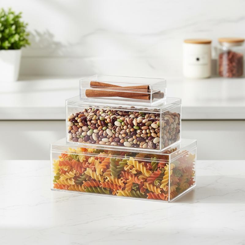 Thickened Rectangular Acrylic  - Food Storage Of Plants recension och pris