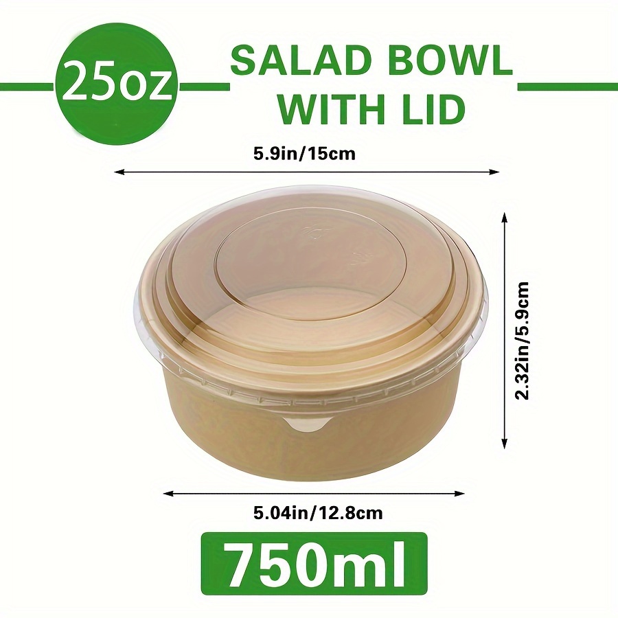 25Oz/750Ml 25/50 Pack Paper Bo - Food Storage Heat recension och pris