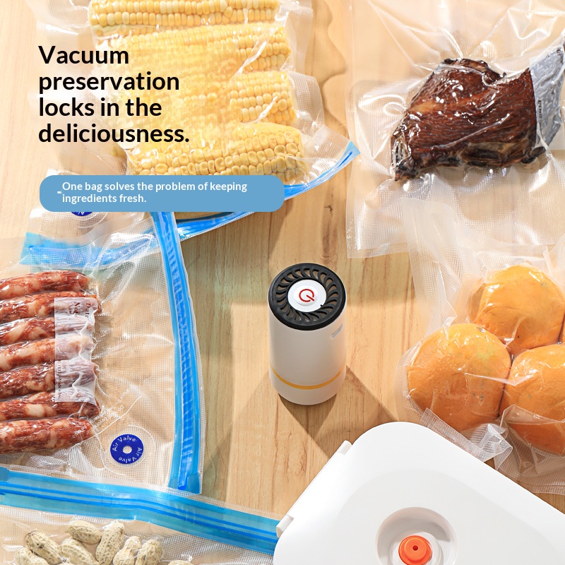 BPA Free Reusable Vacuum Food  - Food Storage Method recension och pris