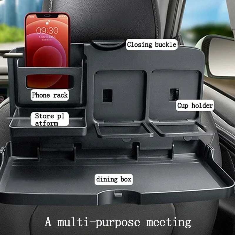 Car Back Seat Foldable Dining  - Food Storage Table recension och pris