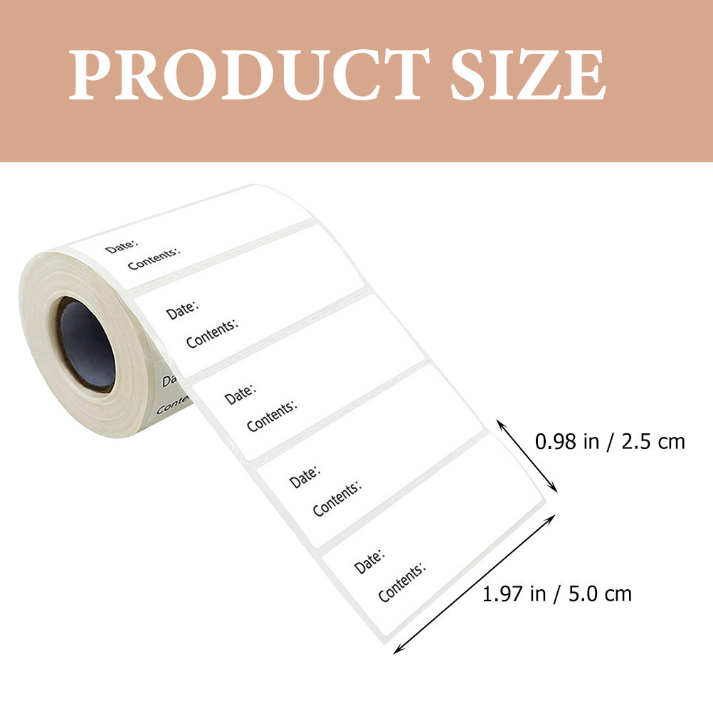 1 Roll Professional Food Label - Food Storage Label recension och pris
