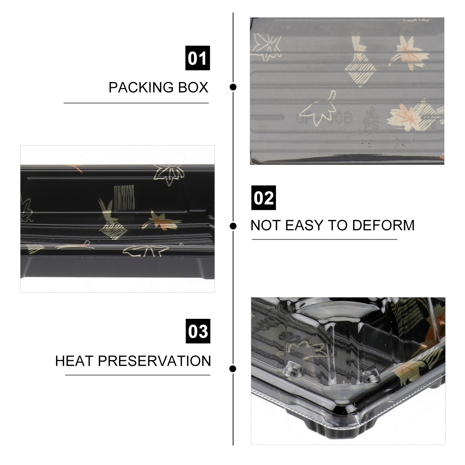 100Pcs Disposable Sushi Packin - Food Storage Without Plastic recension och pris